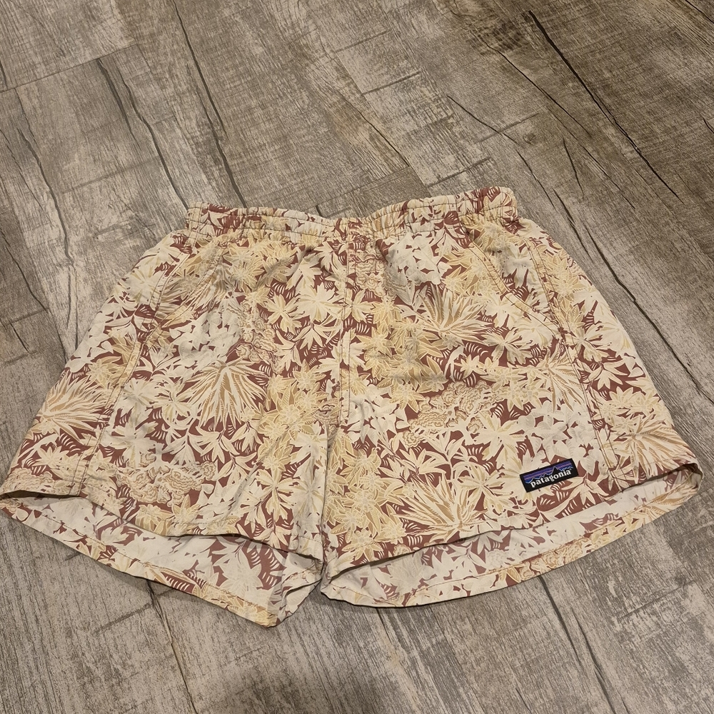 Patagonia Baggies Shorts Womens Canyon Hike/Rosehip Size X-Small